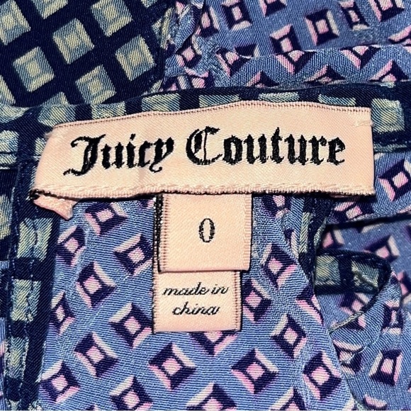 Juicy Couture Geometric Print Halter Dress - Size 0‎ - Picture 11 of 12